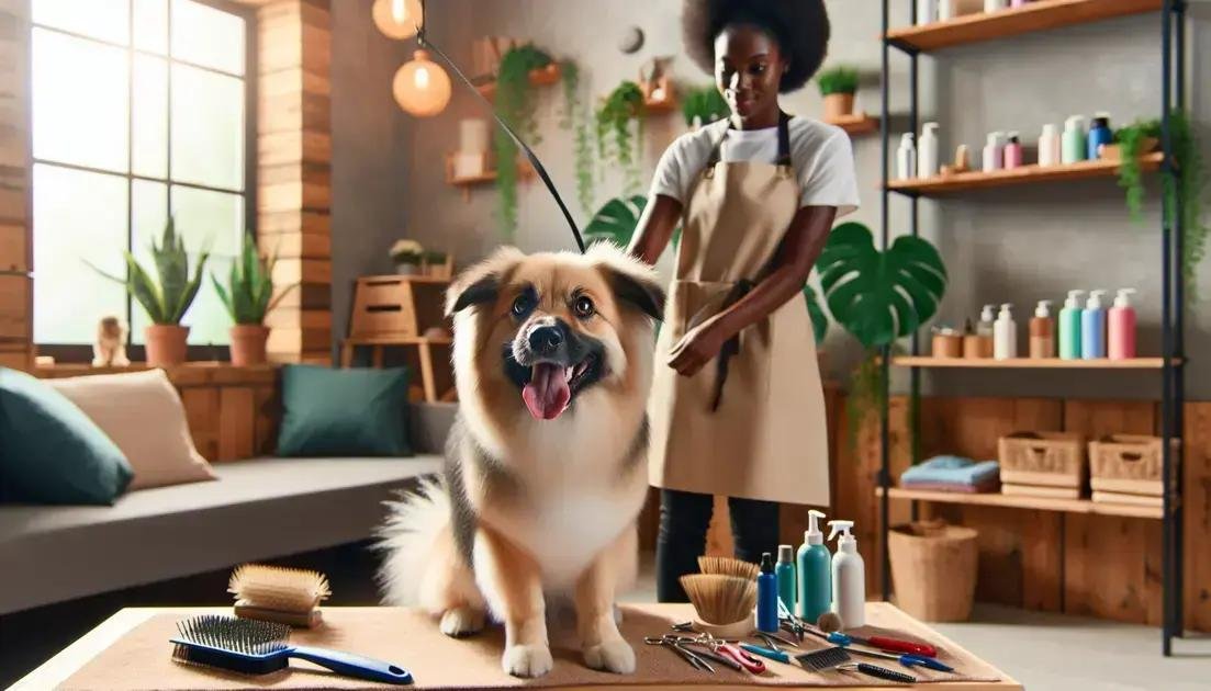 Tosa caseira em cães