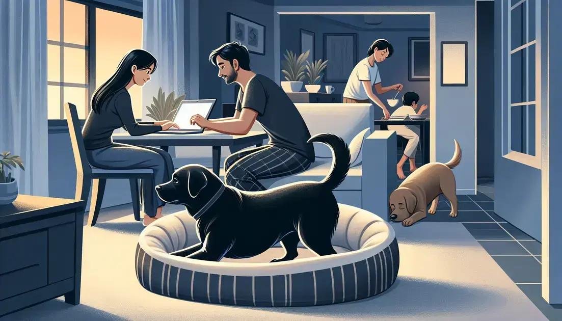 falta de rotina no cachorro