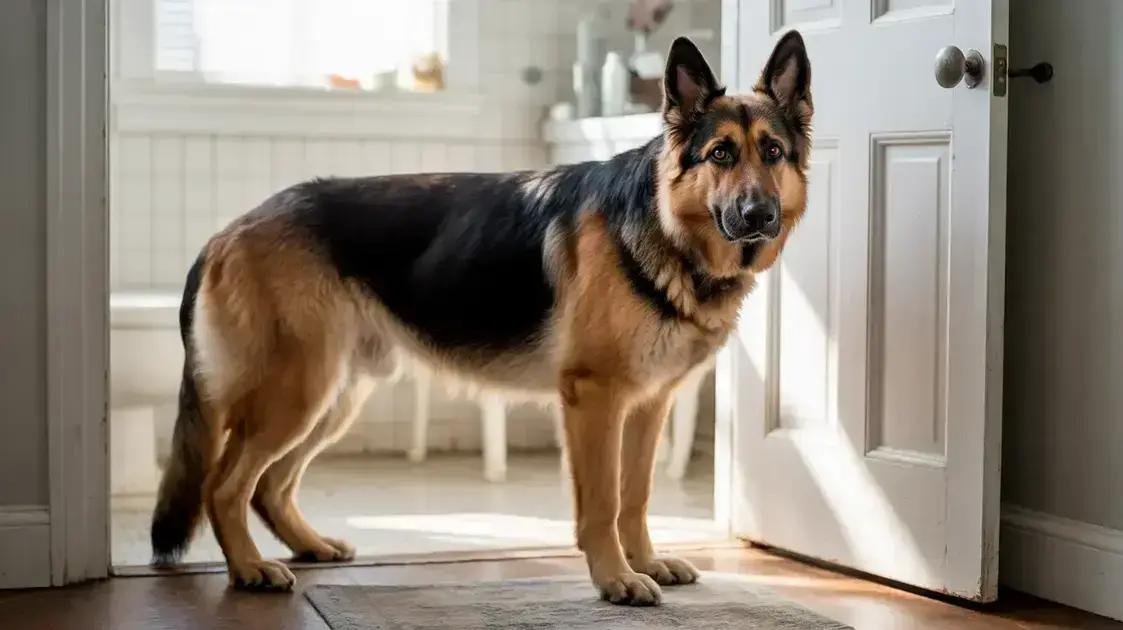 Por que o cachorro gosta de ficar na porta do banheiro e o que isso revela