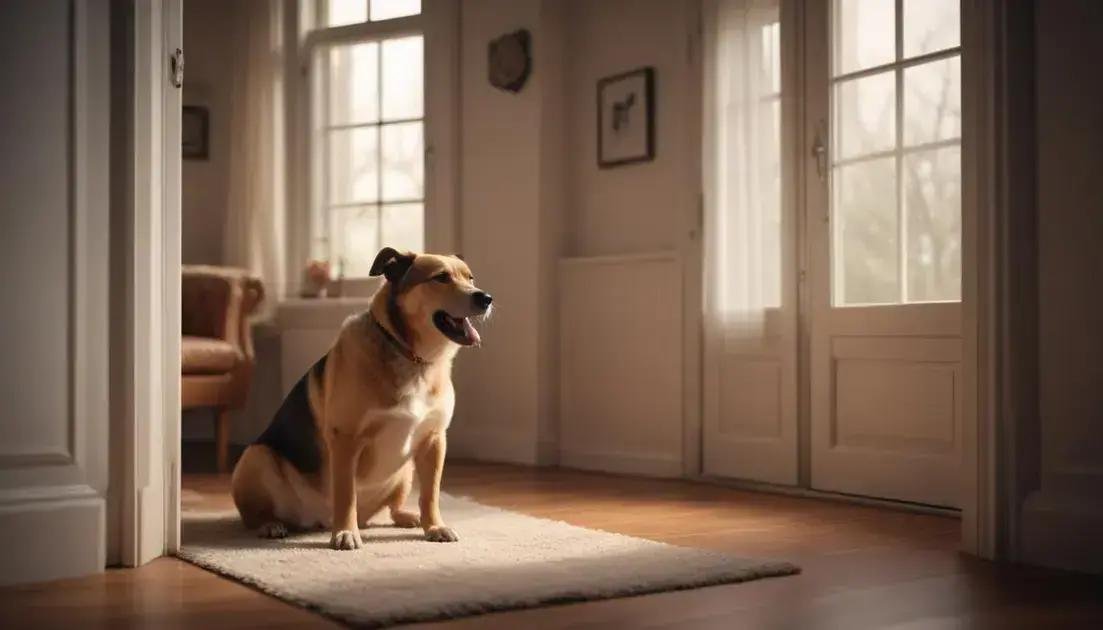 cachorro latindo sozinho