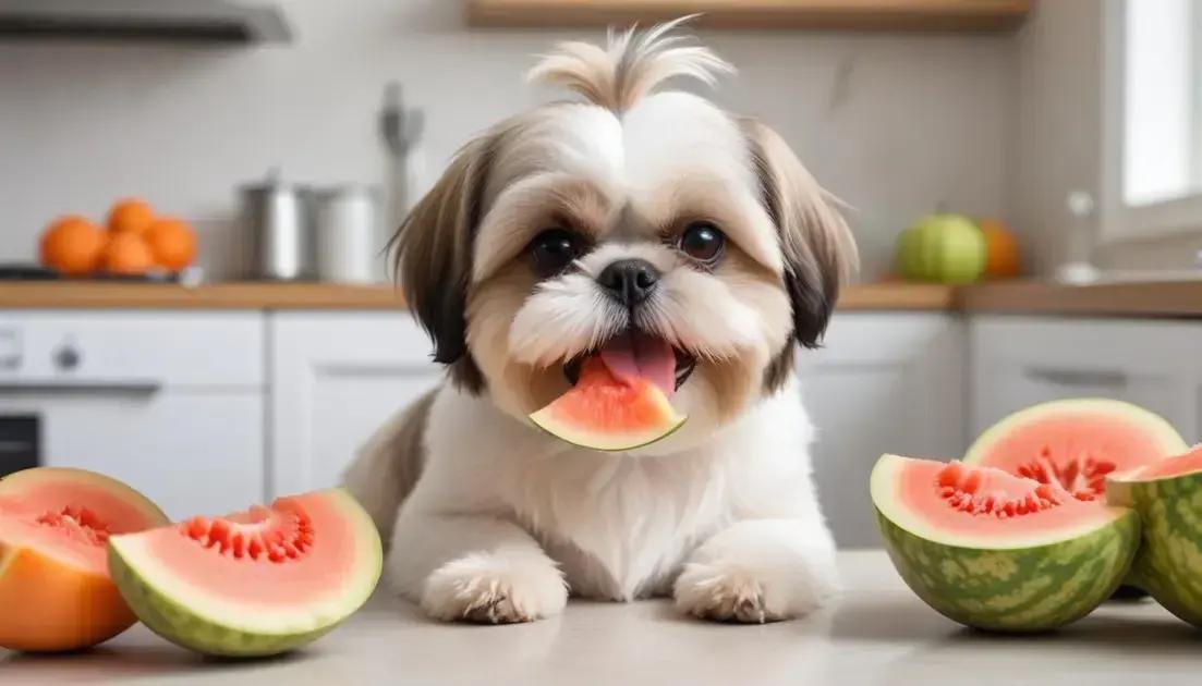 shih tzu pode comer melão? descubra se essa fruta faz bem para seu pet agora