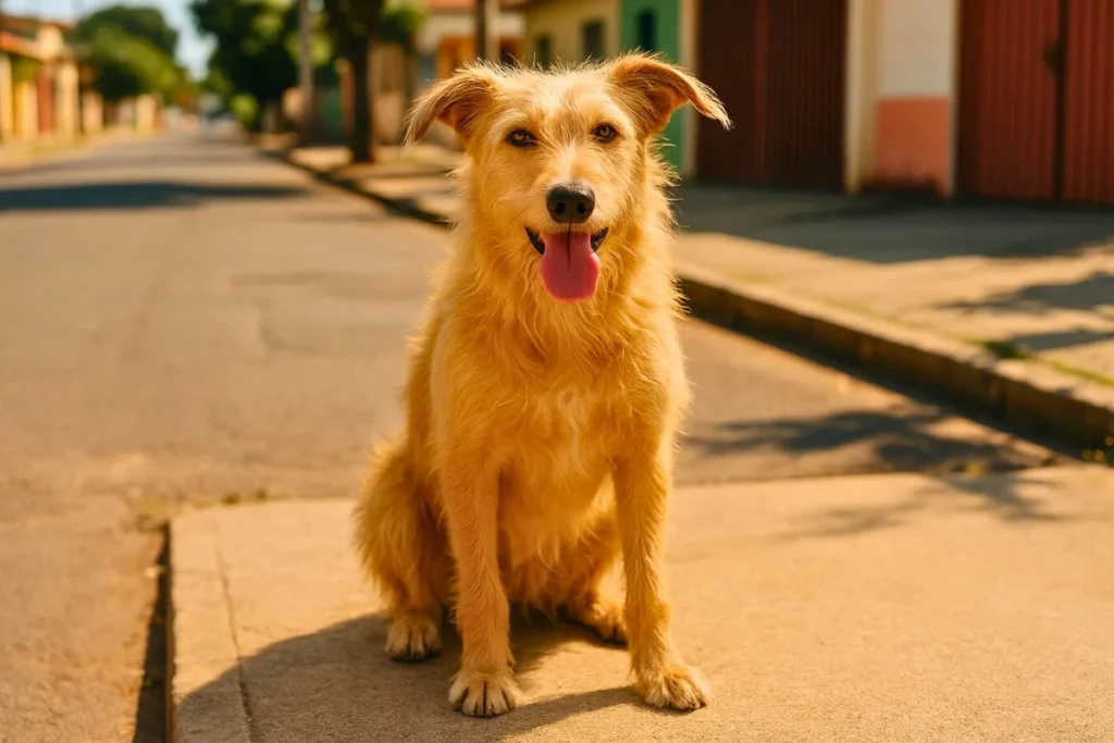 Cachorro Fiapo de Manga