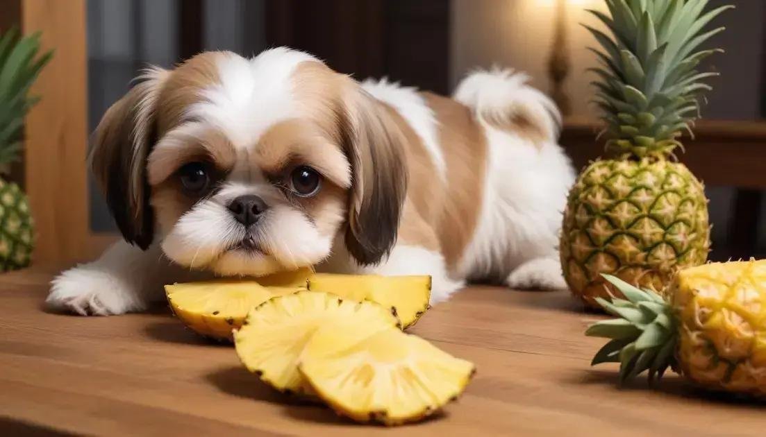 shih tzu pode comer abacaxi? saiba o que oferecer e os cuidados essenciais