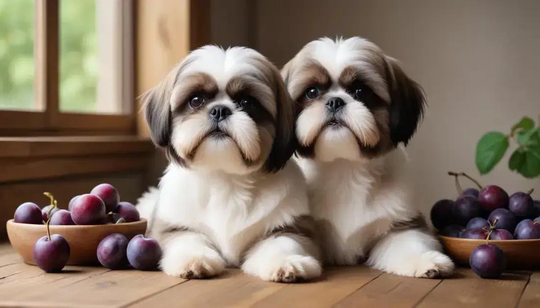 shih tzu pode comer ameixa? veja cuidados e quando oferecer essa fruta