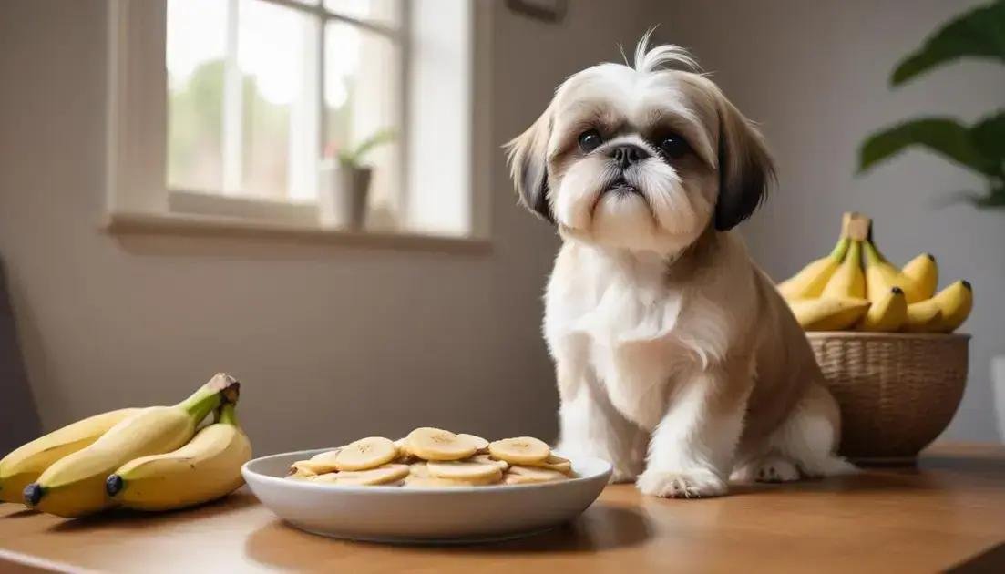 shih tzu pode comer banana prata: saiba se é seguro e como oferecer ao seu pet