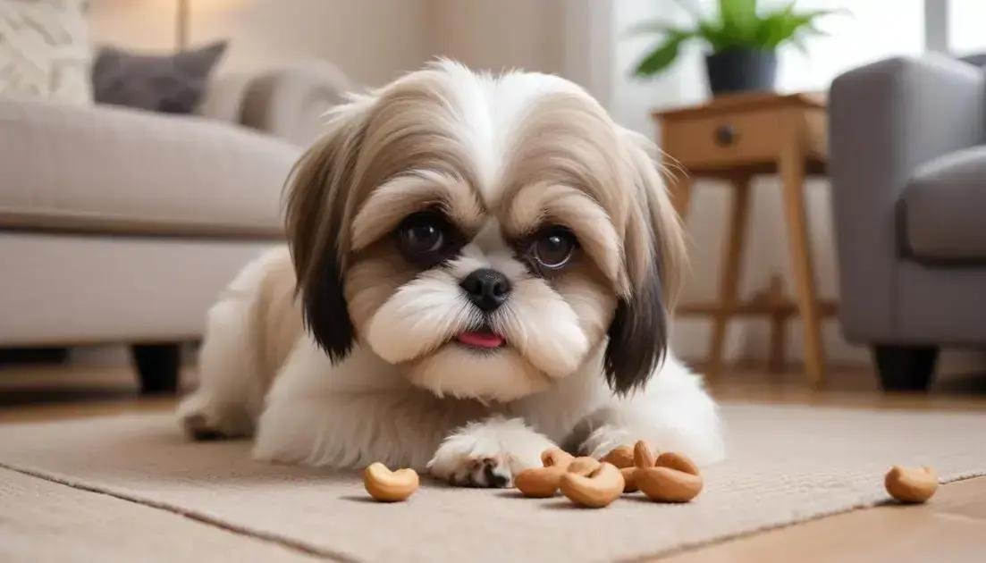 shih tzu pode comer caju? o que você precisa saber antes de oferecer