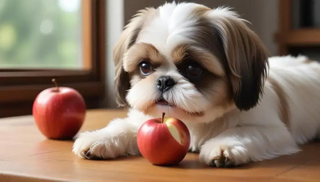 shih tzu pode comer maçã? descubra se essa fruta é segura para seu pet