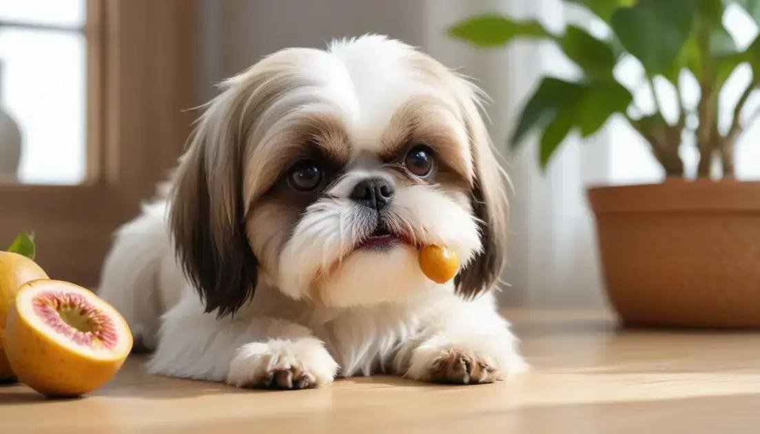 shih tzu pode comer maracujá? saiba o que você precisa observar antes de oferecer