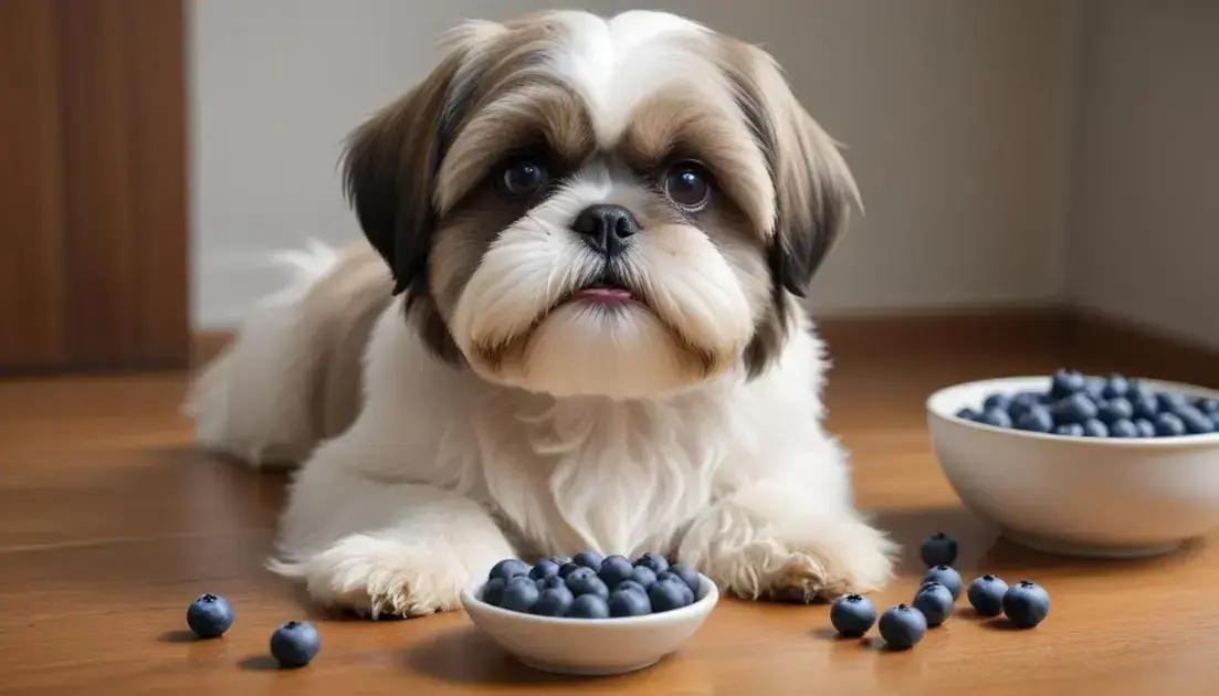 Shih tzu pode comer mirtilo? descubra se esse petisco é seguro para seu cão