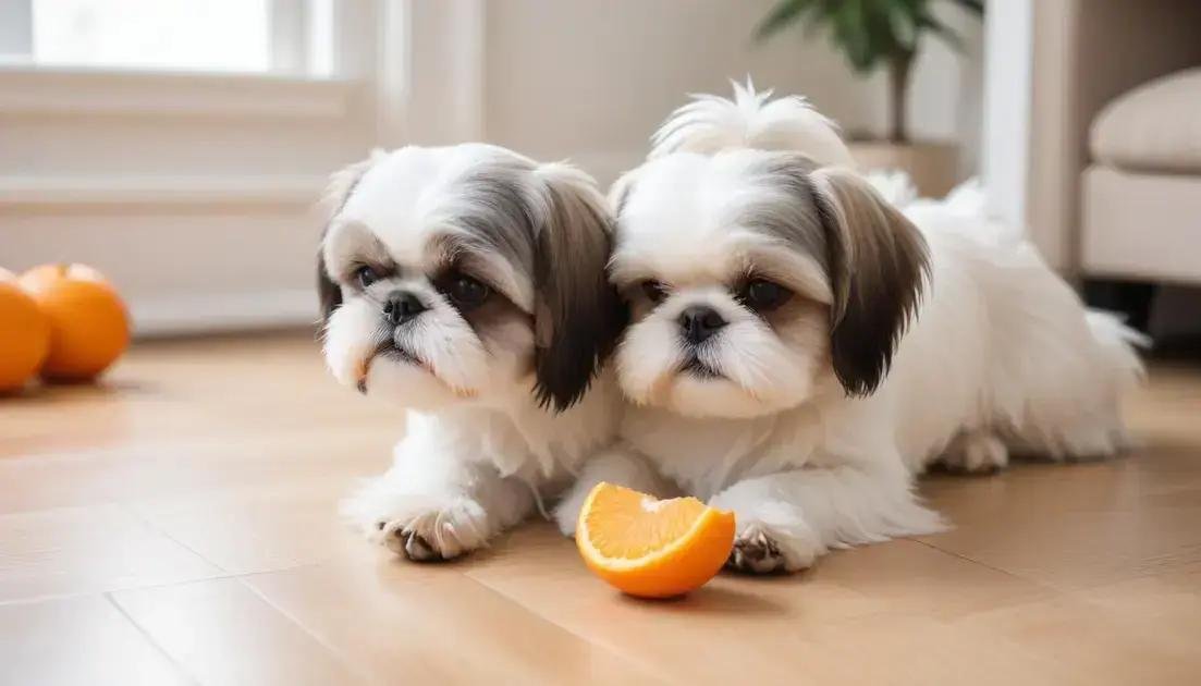 shih tzu pode comer tangerina? Descubra os cuidados essenciais para seu pet