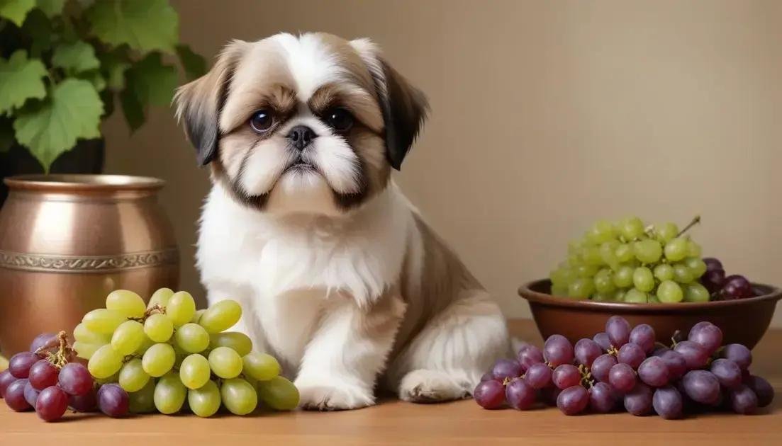 shih tzu pode comer uva: veja os riscos e cuidados essenciais para seu pet