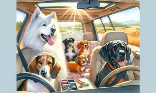 viagem de carro com cachorro