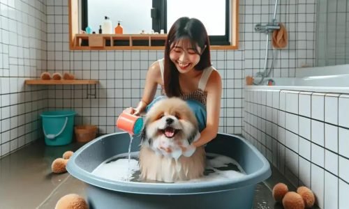 Dar banho no cachorro sem estresse
